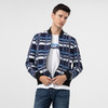 GOOD LUCK德鲨 棒球领格纹休闲夹克LY04727 商品缩略图5