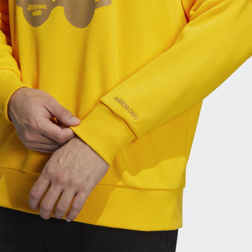 Adidas阿迪达斯NEO套头衫男装2021冬新款运动休闲圆领卫衣HG6594 商品图3