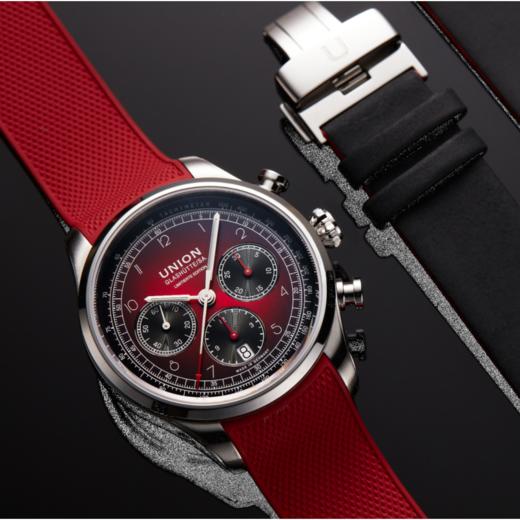 宇联（UNION GLASHÜTTE）德国手表贝利士系列 男士机械计时腕表2022全球限量款 D009.427.16.442.09 商品图2
