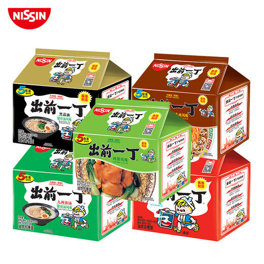 出前一丁五连包系列500g 熬夜加班肥宅好伴侣多种口味 031721/031723/032811 商品图0