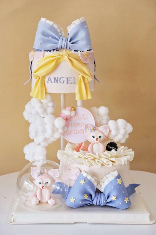 玲娜贝儿-悬浮蛋糕（手工翻糖玩偶） 商品图0