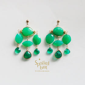 SpoiledBrat Jewelry风铃系列澳洲玉耳环
