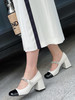 westory女鞋2021秋季新款漆皮方头浅口粗跟玛丽珍单鞋W21CE71421 商品缩略图0