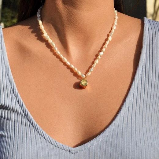 北京仓丨Wilhelmina Garcia-Dice Pearl-珍珠骰子 项链［西班牙设计师］ 商品图2