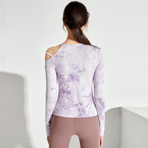 【 2022新款lulu同款瑜伽服 】性感露肩 速干衣/修身衣 商品图2