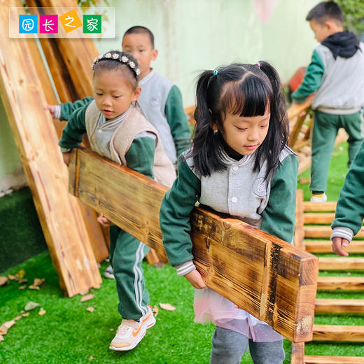 安吉游戏碳化攀爬架梯 商品图3