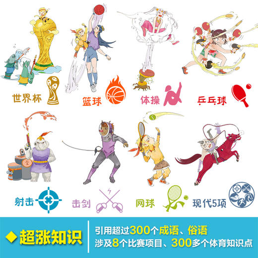 超级西游运动会(第2季)(6册珍藏版)同名音频受到3000多万次点播 原央视体育主持人韩乔生 央视体育解说嘉宾袁勐大力推荐 商品图3