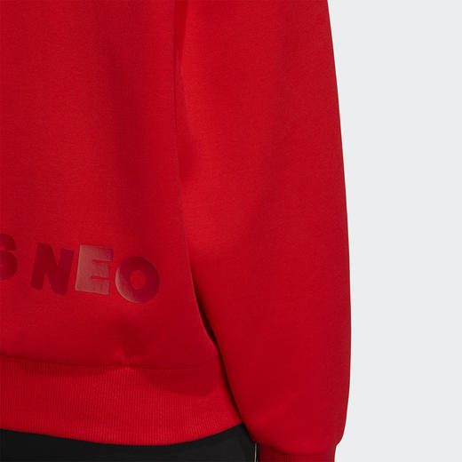 Adidas阿迪达斯Neo卫衣女装2022春季芝麻街联名连帽套头衫HD7278 商品图3
