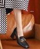 westory女款2021秋季新品百搭中跟乐福休闲鞋S21CM71561 商品缩略图0