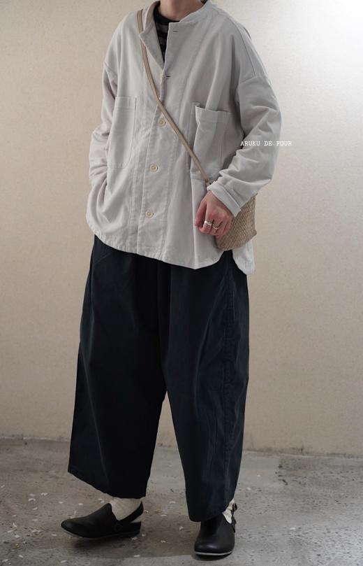 ORDINARYFITS卡其绿深蓝灰白直筒阔腿裤 商品图9