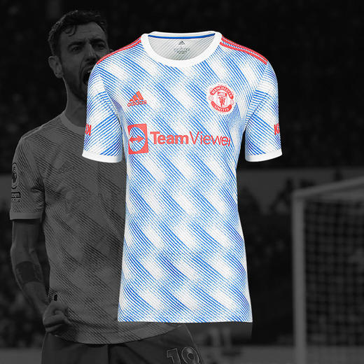 B费亲签曼联21-22赛季客场球衣签名球衣含证书A11277 商品图1