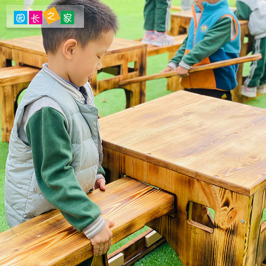 安吉游戏碳化攀爬架梯 商品图2