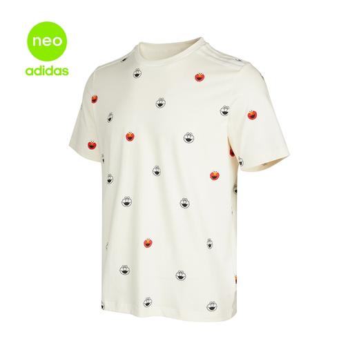 Adidas Neo阿迪达斯休闲2022中性运动服透气舒适圆领短T恤HD7287 商品图0