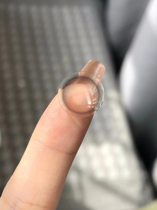 Ginomii 幼感奶茶 月抛 2片  14.2mm 着色13.4mm 基弧8.6 含水38% 韩国进口 商品图3