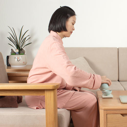 用棉、亚麻 做的练功服 彩色春夏秋（4天后发货 身高和体重不在同一码数范围，咨询客服后再下单） 商品图2