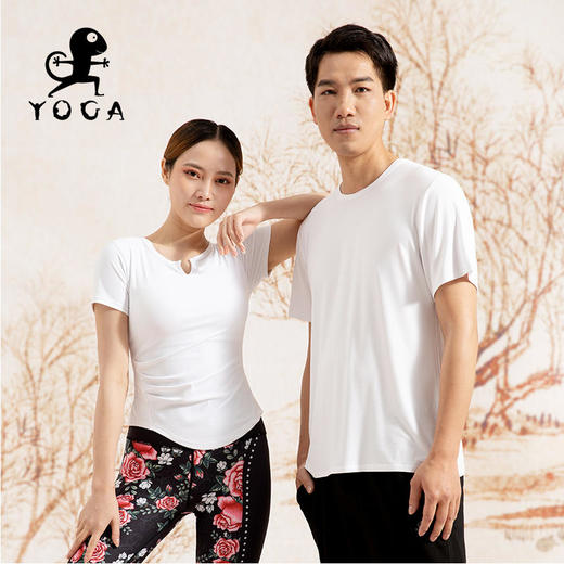 壁虎瑜伽【2203SY145】经典圆领T恤（无胸垫）【七十二小时发货】 商品图6