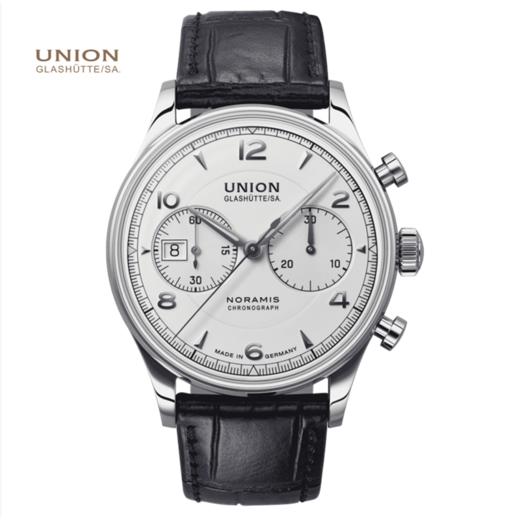 宇联（UNION GLASHÜTTE）德国手表 男士腕表 诺拉敏斯系列机械皮带计时码表 D012.427.16.017.00 商品图0