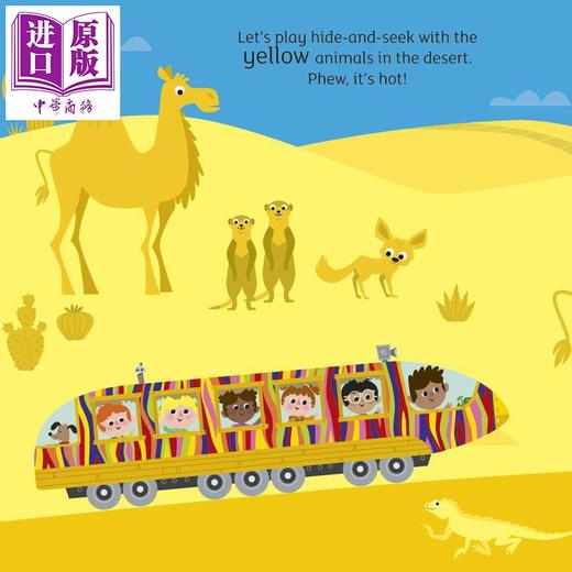 【中商原版】All Aboard The Colours Train 请登上彩色列车 英文原版进口儿童少儿亲子绘本3-6岁 商品图2