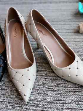 westory2020新款高跟尖头女优雅仙气W20CE70151