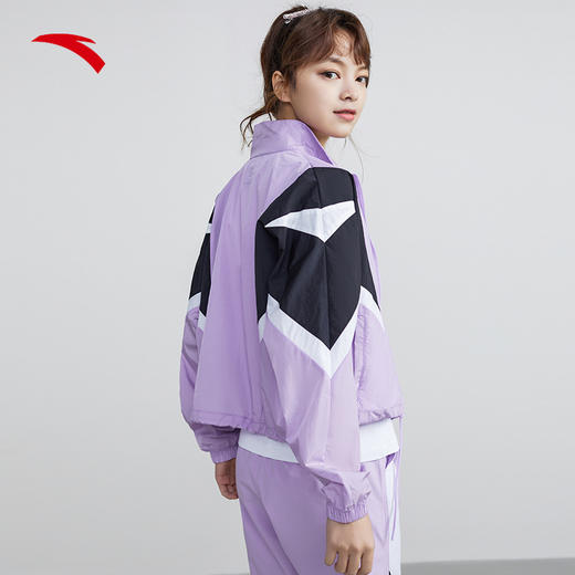 安踏运动外套女2022春季新款梭织潮流连帽外套162228605-1/2 商品图2