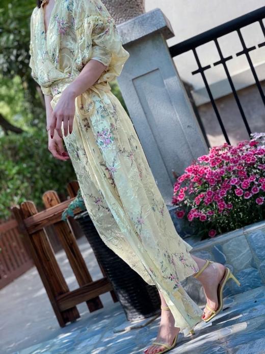 westory女鞋2021夏季新款漆皮高跟仙女一脚蹬凉鞋外穿W21BG60951 商品图0