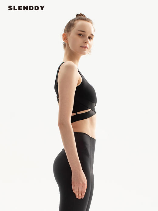 slenddy Viola 交叉美背高强度运动内衣无钢圈运动瑜伽文胸S8210 商品图1