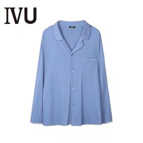 安莉芳IVU男士薄款睡衣舒适莫代尔长袖家居上衣UL00097