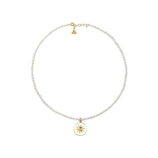 北京仓丨Wilhelmina Garcia-Cosmic Love Pearl-月亮/太阳 珍珠 项链［西班牙设计师］ 商品图2