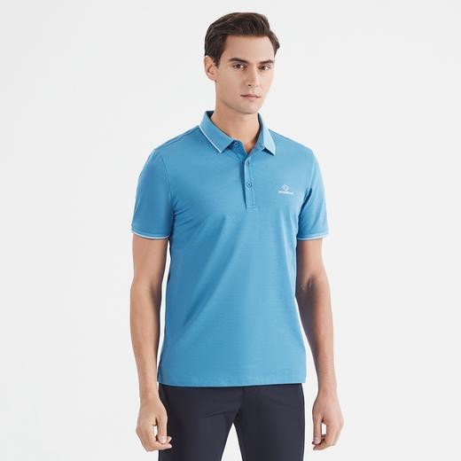 【特价索罗纳】柒牌短袖polo衫男夏季薄款弹力翻领男士休闲保罗衫	122T70610 商品图1