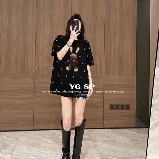 女满身印字母短T6931 商品图1