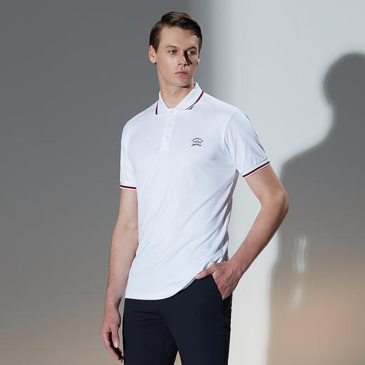 GOOD LUCK/德鲨100%纯棉舒适简约两色可选百搭POLO衫LY13022 商品图4