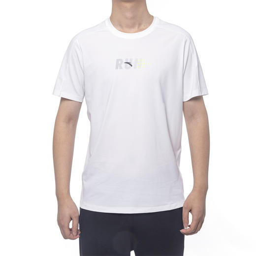 安踏跑步短袖t恤男2022夏季新款马拉松训练健身透气上衣152225102-1/4 商品图2