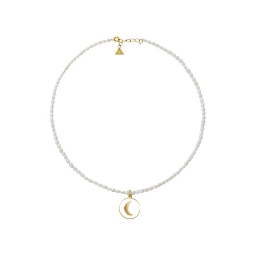 北京仓丨Wilhelmina Garcia-Cosmic Love Pearl-月亮/太阳 珍珠 项链［西班牙设计师］ 商品图0