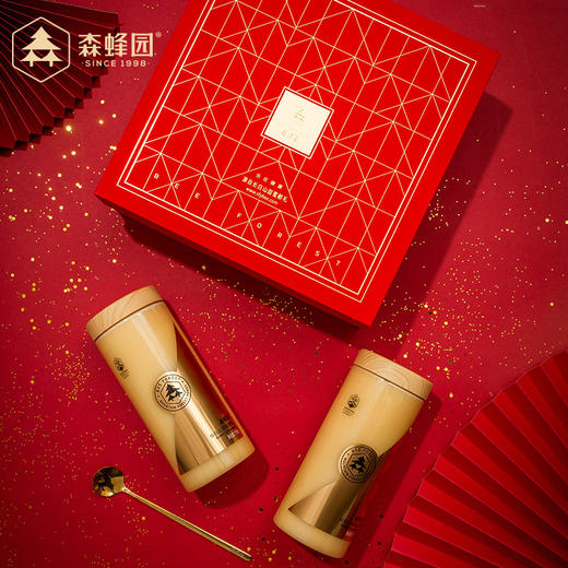 森蜂园椴树原蜜雪蜜1000g*2 椴树蜂蜜礼盒精美礼盒送礼团购含礼盒 商品图3