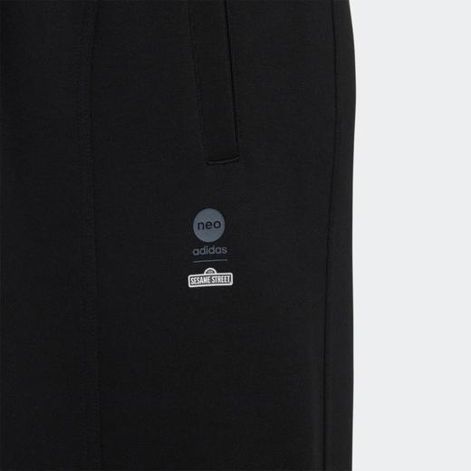 adidas阿迪达斯neo芝麻街联名女新年款新款休闲加厚运动裤HM7474 商品图3