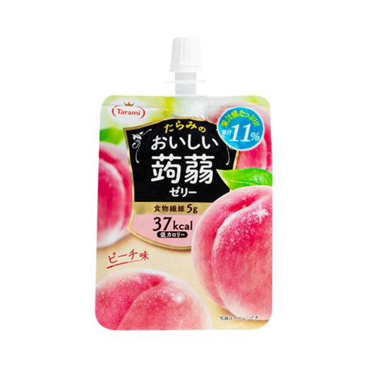 【6件装】TARAMI 多良见 蒟蒻果汁果冻 蜜桃味 150g 商品图1