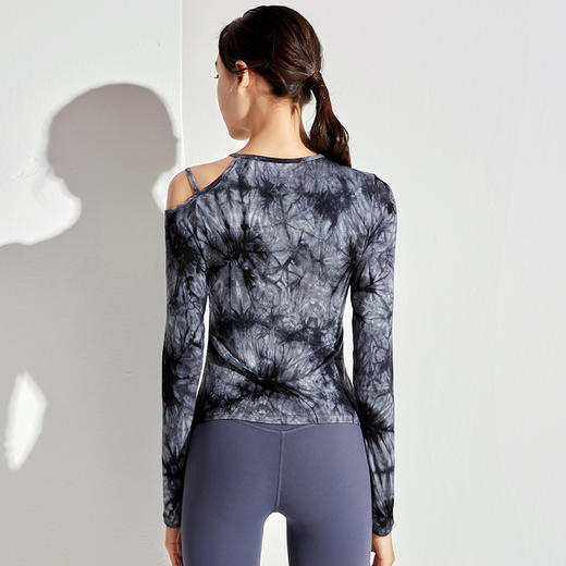 【 2022新款lulu同款瑜伽服 】性感露肩 速干衣/修身衣 商品图4