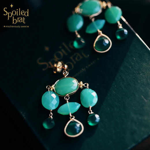 SpoiledBrat Jewelry风铃系列澳洲玉耳环 商品图3