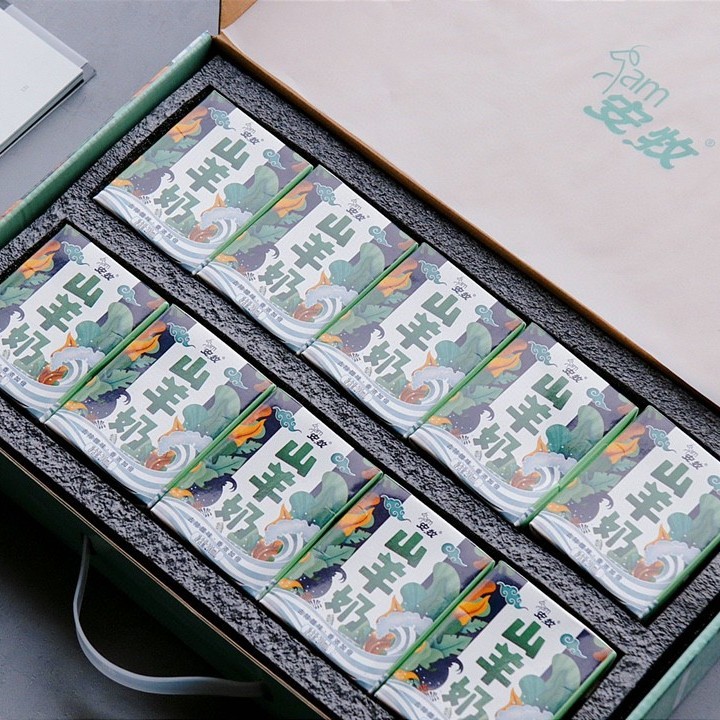安牧山羊奶 两箱（200ml/盒×10/箱)