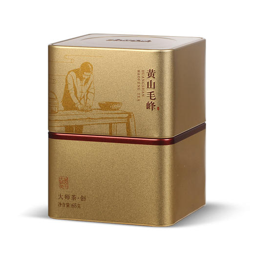 老谢家茶 黄山毛峰 谢四十大师茶创字礼盒 130g 商品图2