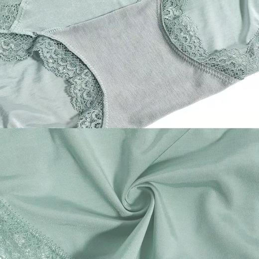 【列维斯蕾丝】安莉芳女棉质底裆内裤低腰三角裤E13771 商品图4