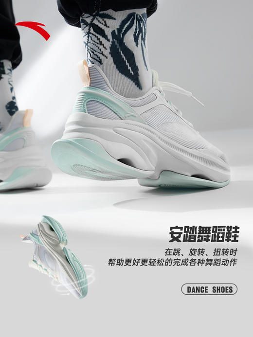 安踏综训鞋女2022夏季新款轻便透气减震耐磨增高运动鞋122227756-2 商品图3