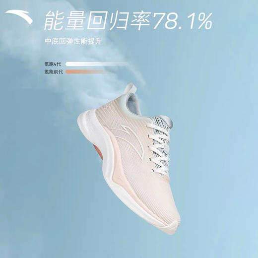 安踏氢跑4.0丨氢科技跑步鞋女2022夏季新款网面透气软跑鞋运动鞋122225541-6 商品图0