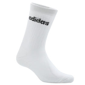 Adidas阿迪达斯neo男袜女袜2021春季新款运动长筒白色袜子DN4438