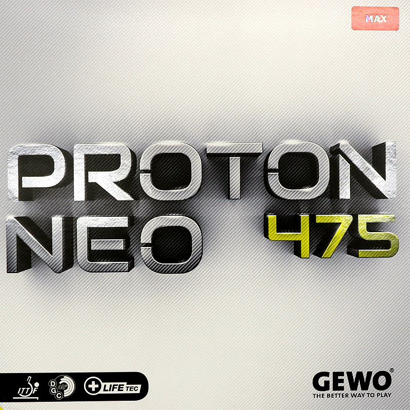 杰沃GEWO Proton Neo450葡萄475捷沃乒乓球拍反胶胶皮套胶