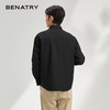 贝纳川简约工装衬衫男2023春季新款美式休闲条纹拼接潮牌外套ECY311001402 商品缩略图4