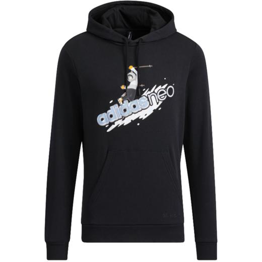 Adidas阿迪达斯NEO男装2021冬季新款运动休闲舒适连帽卫衣HG9015 商品图3