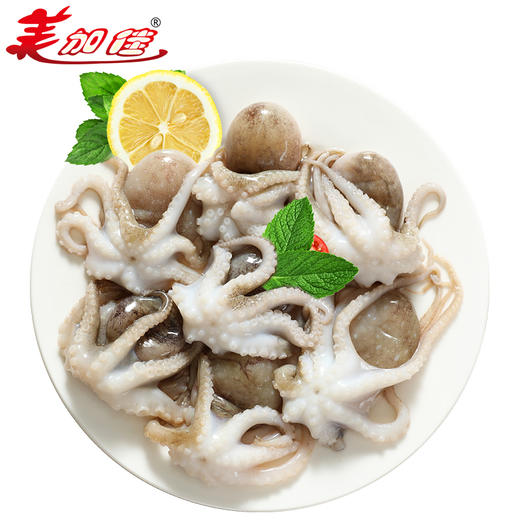 美加佳 冷冻三去小章鱼 八爪鱼 500g 火锅烧烤食材 国产海鲜 商品图0