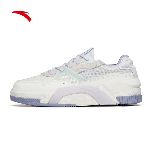 安踏A道板鞋女鞋2022新款低帮厚底复古运动鞋子潮休闲鞋122228071-3 商品图3