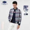 GOOD LUCK德鲨 棒球领格纹休闲夹克LY04727 商品缩略图0